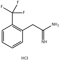 Benzeneethanimidamide, 2-(trifluoromethyl)-, hydrochloride (1:1) Structural