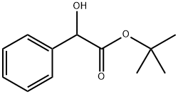 Benzeneacetic acid, α-hydroxy-, 1,1-dimethylethyl ester Structural