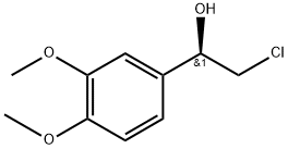 Benzenemethanol, α-(chloromethyl)-3,4-dimethoxy-, (R)- (9CI) Structural