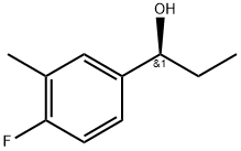 Benzenemethanol, α-ethyl-4-fluoro-3-methyl-, (αS)- Structural