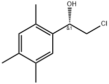 Benzenemethanol, α-(chloromethyl)-2,4,5-trimethyl-, (αS)- Structural