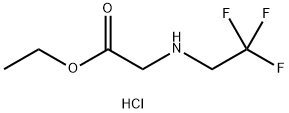 Glycine, N-(2,2,2-trifluoroethyl)-, ethyl ester, hydrochloride (1:1) Structural