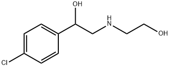 Benzenemethanol, 4-chloro-α-[[(2-hydroxyethyl)amino]methyl]- Structural
