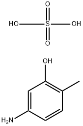 Phenol, 5-amino-2-methyl-, sulfate (1:1) Structural