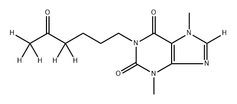 Pentoxifylline-d6 Structural