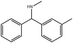 Benzenemethanamine, N,3-dimethyl-α-phenyl- Structural