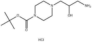 1-AMINO-3-N-(4'-BOC-PIPERAZINYL)-2-PROPANOL HYDROCHLORIDE Structural