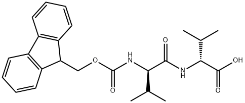 Fmoc-D-Val-D-Val-OH Structural