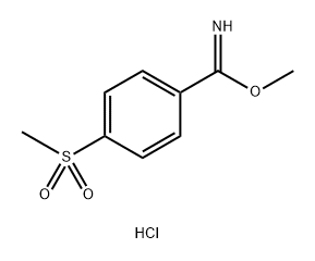 methoxy[4-(methylsulfonyl)phenyl]methaniminium chloride Structural