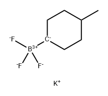 potassium trifluoro(4-methylcyclohexyl)boranuide Structural