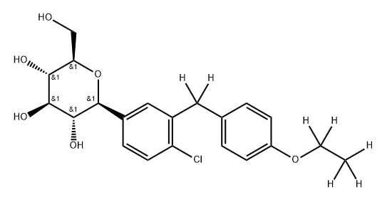 Dapagliflozin-d7 Structural