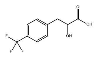 Benzenepropanoic acid, α-hydroxy-4-(trifluoromethyl)- Structural