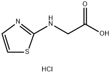 2-(thiazol-2-ylamino)acetic acid HCl Structural