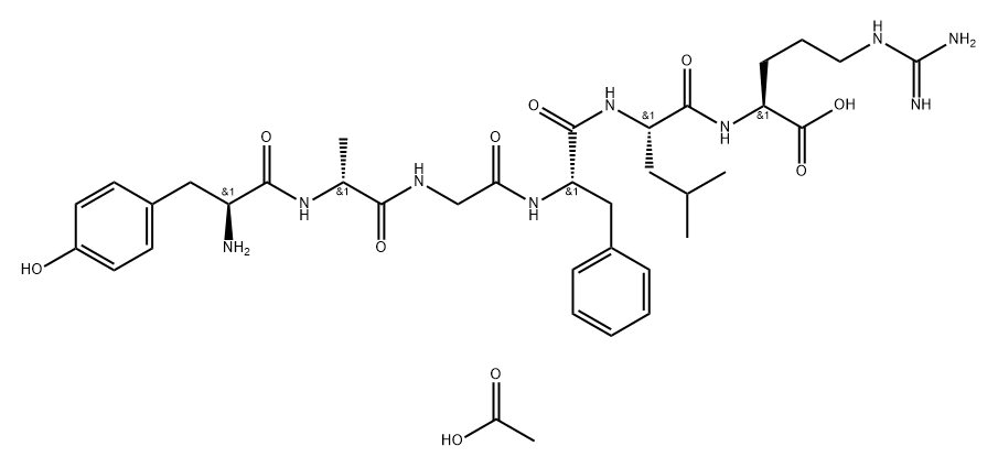 Dalargin acetate Structural