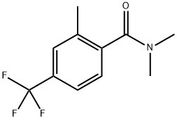 N,N,2-trimethyl-4-(trifluoromethyl)benzamide Structural