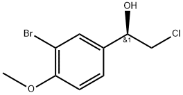 Benzenemethanol, 3-bromo-α-(chloromethyl)-4-methoxy-, (αR)- Structural