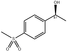 Benzenemethanol, α-methyl-4-(methylsulfonyl)-, (αS)- Structural
