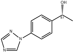 Benzenemethanol, α-methyl-4-(1H-1,2,4-triazol-1-yl)-, (αR)- Structural