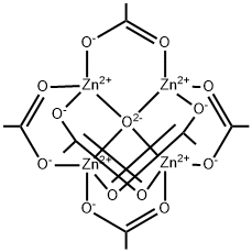 Zinc, hexakis[μ-(acetato-κO,O′)]-μ4-oxotetrazinc Structural
