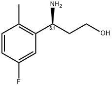Benzenepropanol, γ-amino-5-fluoro-2-methyl-, (γS)- Structural