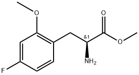 methyl (2S)-2-amino-3-(4-fluoro-2-methoxyphenyl)propanoate Structural