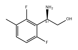 Benzeneethanol, β-amino-2,6-difluoro-3-methyl-, (βR)- Structural