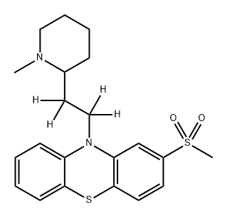 Sulforidazine-D4 Structural