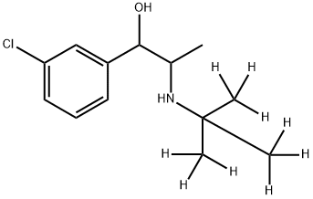 Hydroxybupropion hydrochloride salt Structural