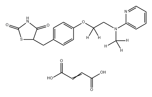 Rosiglitazone-d5 Maleate Structural