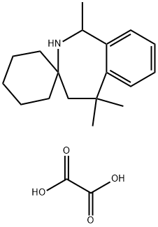 oxalic acid 1,5,5-trimethylspiro[2,4-dihydro-1H-2-benzazepine-3,1'-cyclohexane] Structural