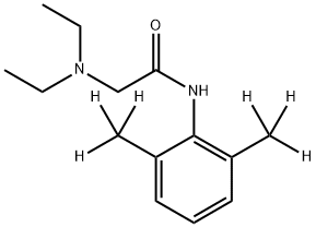 Lidocaine-d6 HCl Structural