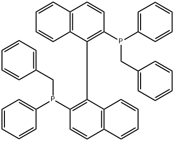 Phosphine, 1,?1'-?[1,?1'-?binaphthalene]?-?2,?2'-?diylbis[1-?phenyl-?1-?(phenylmethyl)?- Structural