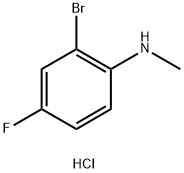 2-Bromo-4-fluoro-N-methylaniline hydrochloride Structural