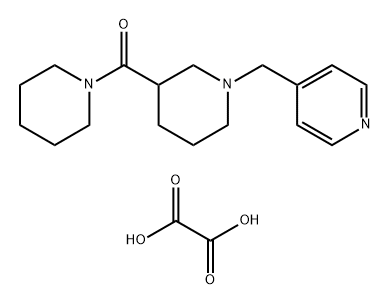 oxalic acid piperidin-1-yl-[1-(pyridin-4-ylmethyl)piperidin-3-yl]methanone Structural