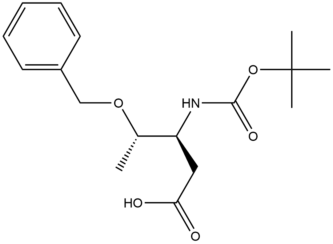 Boc-L-2-Homo-Thr(OBzl)-OH Structural