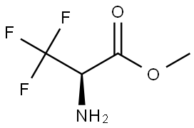 methyl (R)-2-amino-3,3,3-trifluoropropanoate Structural