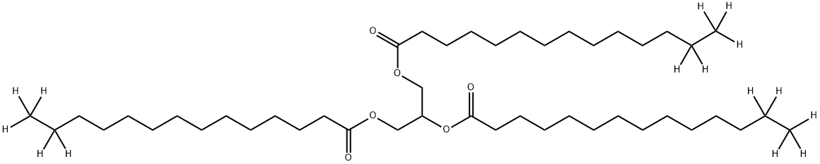 GLYCERYL TRI(TETRADECANOATE‐13,13,14,14,14‐D5) Structural