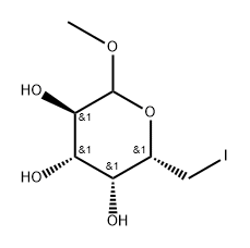 D-Galactopyranoside-6-t, methyl 6-deoxy-6-iodo- Structural