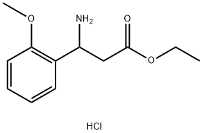 Ethyl 3-Amino-3-(2-methoxyphenyl)propanoate Hydrochloride Structural