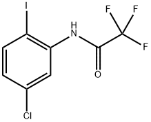 N-(5-chloro-2-iodophenyl)-2,2,2-trifluoroacetamide Structural