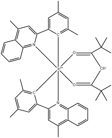 Ir(mphmq)2(tmd) Structural