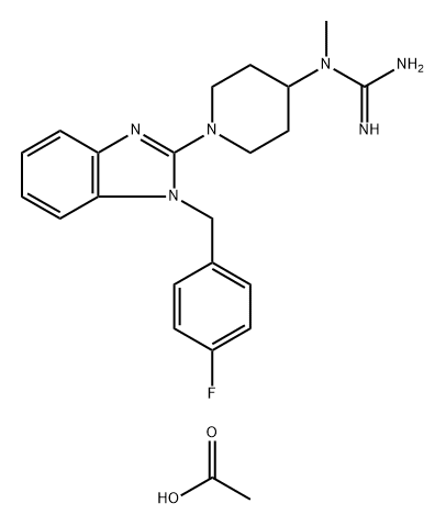 Mizolastine Impurity 3 Acetate Structural