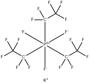 Kalium Tris(pentafluorethyl)trifluorphosphat Structural