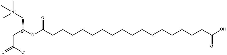 Octadecanedioic Acid Mono-L-carnitine Ester Structural