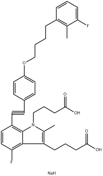 Gemilukast disodium salt Structural