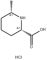rac-(2R,6R)-6-methylpiperidine-2-carboxylic acid hydrochloride, cis Structural