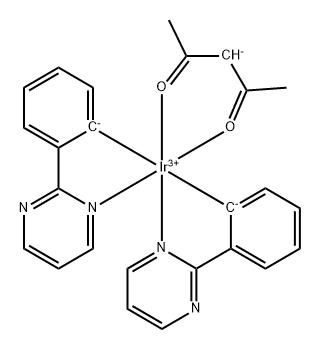 Ir(PPM)2(acac) Structural