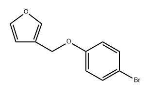 Furan, 3-[(4-bromophenoxy)methyl]- Structural