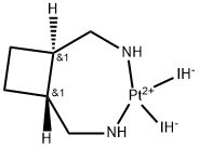 Platinum, [rel-(1R,2R)-1,2-cyclobutanedimethanamine-κN1,κN2]diiodo-, (SP-4-2)- Structural