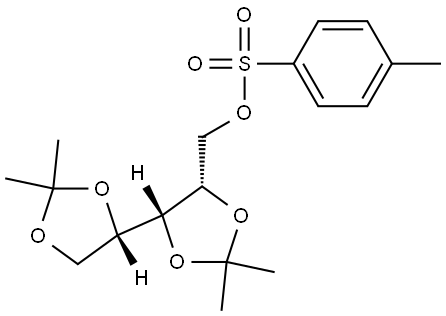 1-O-p-toluenesulfonyl-2,3:4,5-di-O-isopropylidene-L-arabitol Structural